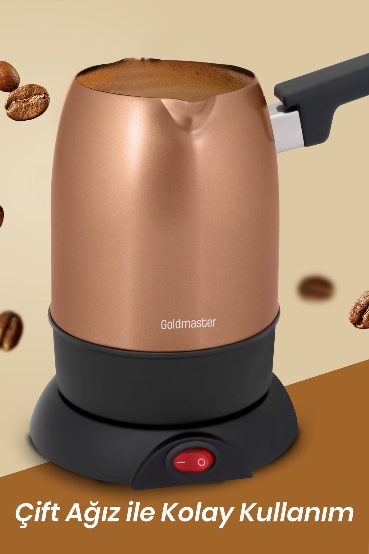 洋楽 COCOA Köpük Çift Ağızlı Elektrikli Cezve
