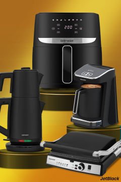 Jetblack 15 Parça Airfryer Avantajlı Mutfak Çeyiz Seti