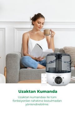45055 Ekranlı Aroma Fonksiyonlu 2.5L Buharlı Hava Nemlendirme Cihazı