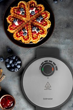 Avantajlı İnox İkili Set Türk Kahve Makinesi Waffle Makinesi