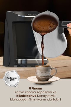 Avantajlı İnox İkili Set Türk Kahve Makinesi Waffle Makinesi
