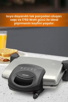 Silver Avantajlı İkili Set Çay Makinesi Ve Tost Makinesi