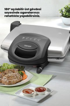 Inox Avantajlı Ikili Set Paketi Paslanmaz Çelik Türk Kahve Makinesi Tost Izgara Makinesi