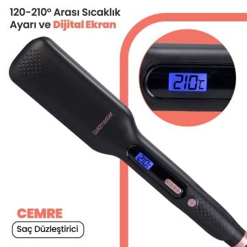 Cemre Gm-7187 Keratin Geniş Plaka Saç Düzleştirici 839374