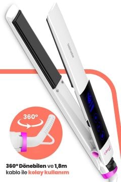 Diamond Dijital Dokunmatik Ekran Seramik Keratin Plaka Saç Düzleştirici Ve Şekillendirici