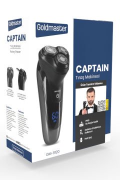 Dijital Ekranlı Islak Kuru Captain Ipx6 Su Geçirmez Şarjlı Tıraş Ve Favori Makinesi