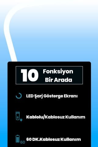 Oscar Kablosuz Paslanmaz Çelik Full 10 In 1 Erkek Bakım Seti