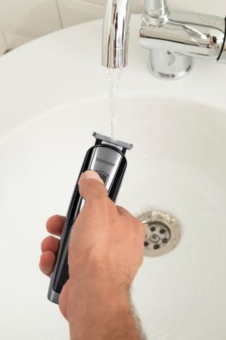 Tetra 14 In 1 Islak Kuru Hızlı Şarj Lityum Batarya Çelik Bıçaklı Taşıma Kılıflı Erkek Bakım Seti