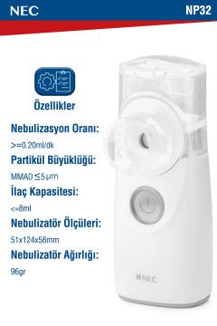 NEC NP32 Mesh Mini Nebulizatör
