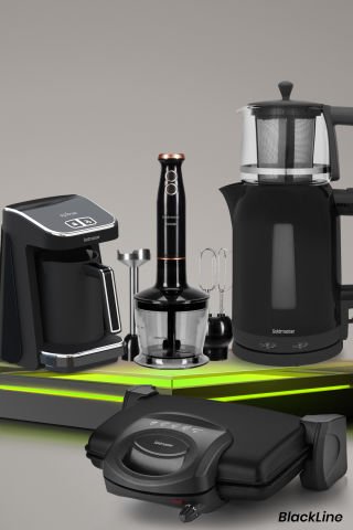 Blackline 18 Parça Avantajlı Elektrikli Mutfak Çeyiz Seti Elektronik Evlilik Paketi