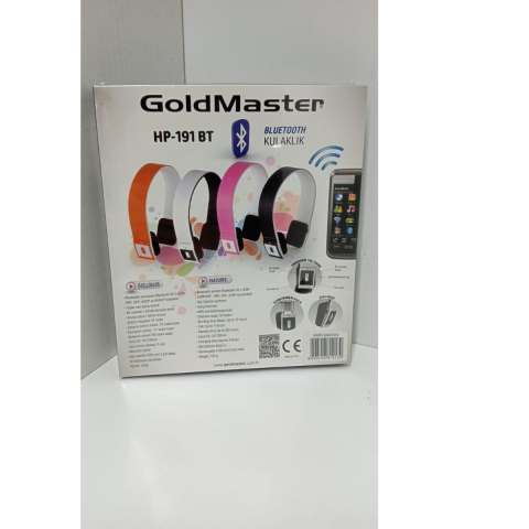 GOLDMASTER HP-191 BT KULAKLIK- SİYAH