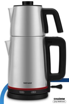 Chaidem Xl 2200 Watt Paslanmaz Çelik Damlatmaz Çelik Çay Makinesi Ve Su Isıtıcısı Inox