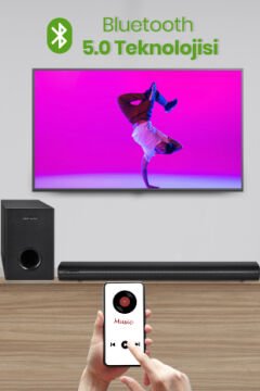 Kablosuz Soundbar Woofer BT Hdmı Ses Sistemi