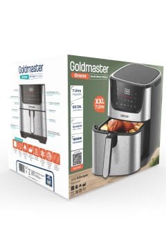 Grana Sıcak Tutma Buz Çözme Kurutma Özellikli 7 Litre XXL Dokunmatik Airfryer Sıcak Hava Fritözü