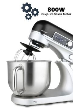 Ceo Chef Dokunmatik Ekran 6 Litre 12 Kademe Darbeli Hız Ayarlı Döküm Stand Mutfak Şefi