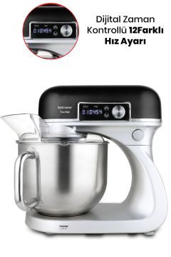 Ceo Chef Dokunmatik Ekran 6 Litre 12 Kademe Darbeli Hız Ayarlı Döküm Stand Mutfak Şefi