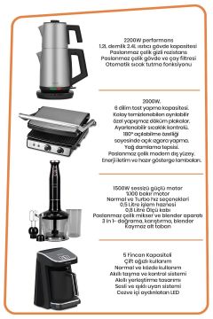 Goldmaster İnoxline 19 Parça Elektronik Evlilik Paketi