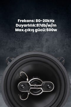 Goldmaster Rm-1396 13 Cm 500 Watt Oto Hoparlör Çifti
